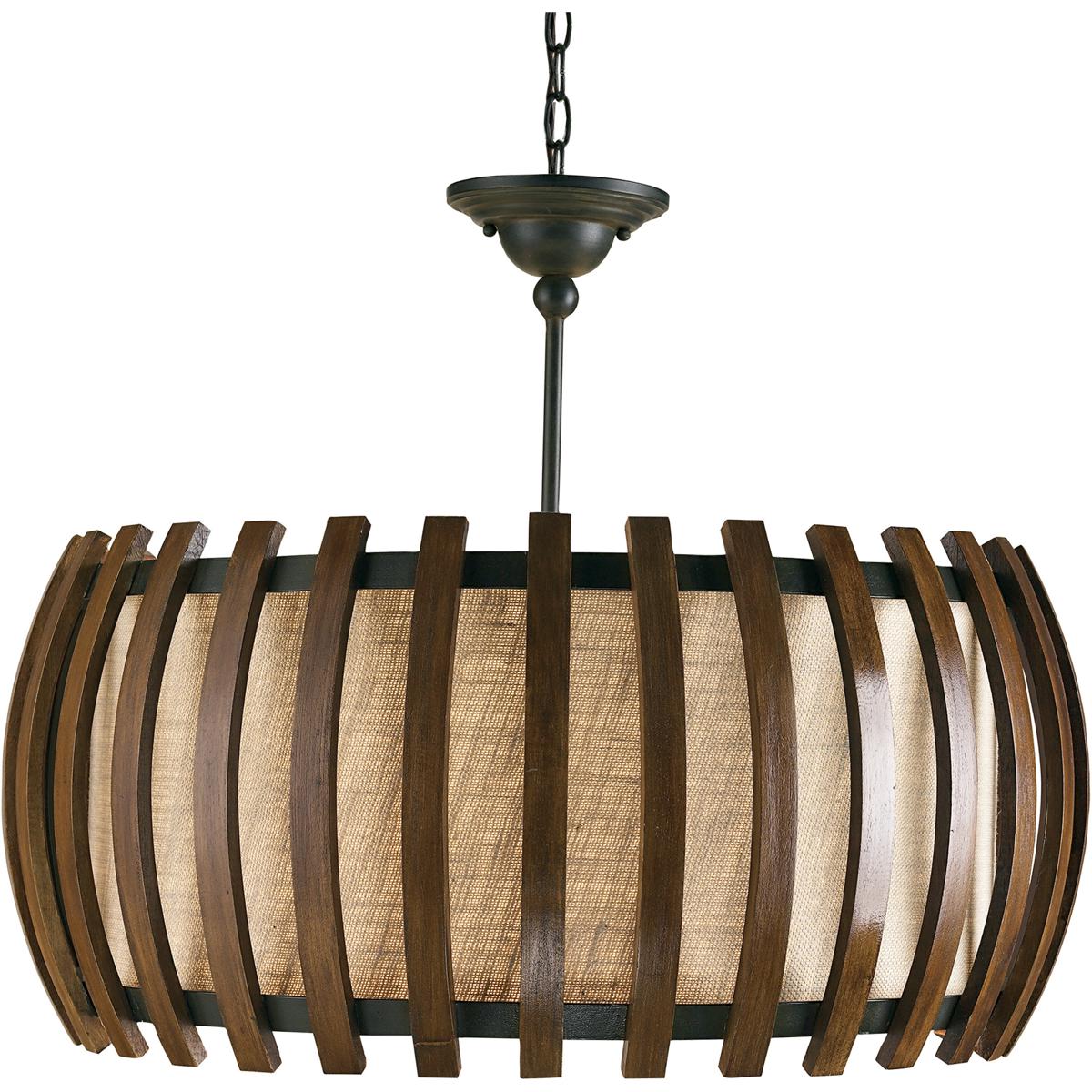 Currey  Company 9096 Dado 1 Light 28 inch Old Iron Pendant Ceiling Light